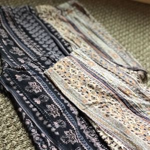 Xhileration Flowy Flared Pants Bundle Size M